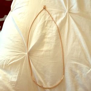 Rose gold Kendra Scott adjustable necklace